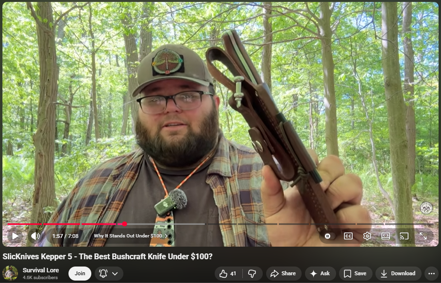 Survival Lore Shares His Thoughts on the Kepper 5