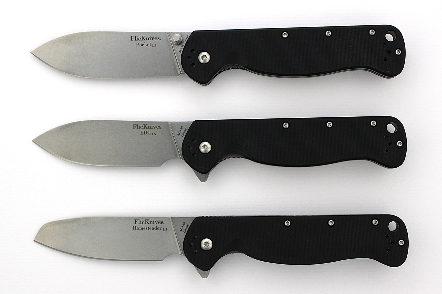 FlicKnives Series of Locking Folders