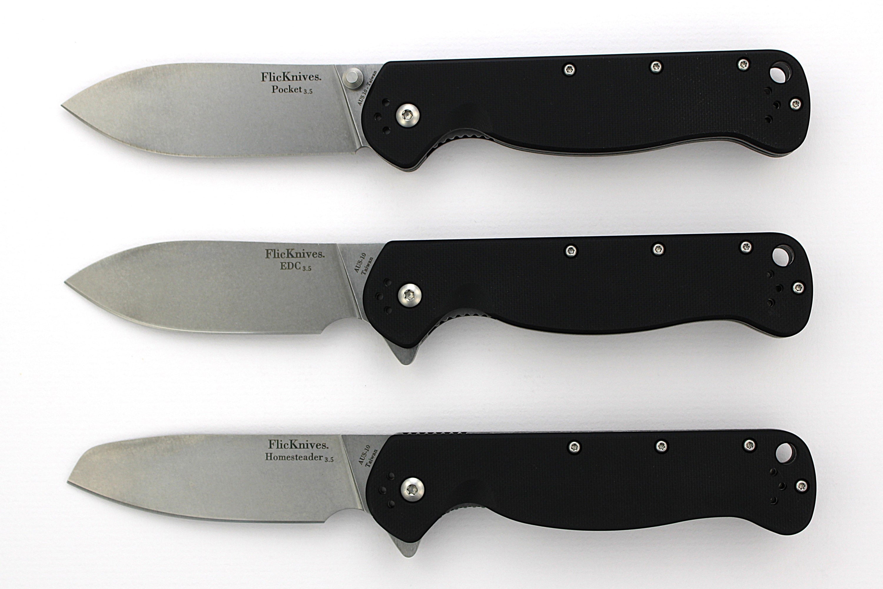 FlicKnives Series of Locking Folders