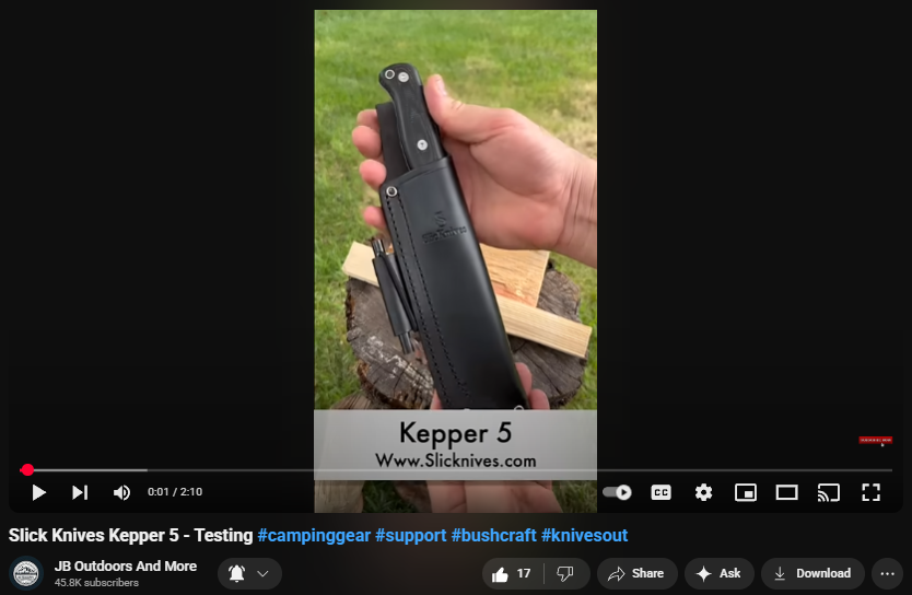 Joe Beaudrow Bushcrafts with the Kepper 5