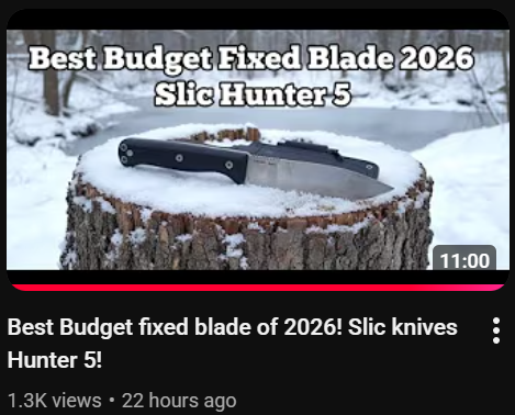 Aaallllll riiiiight! Check out Outdoor Analyst’s Hunter 5 Review