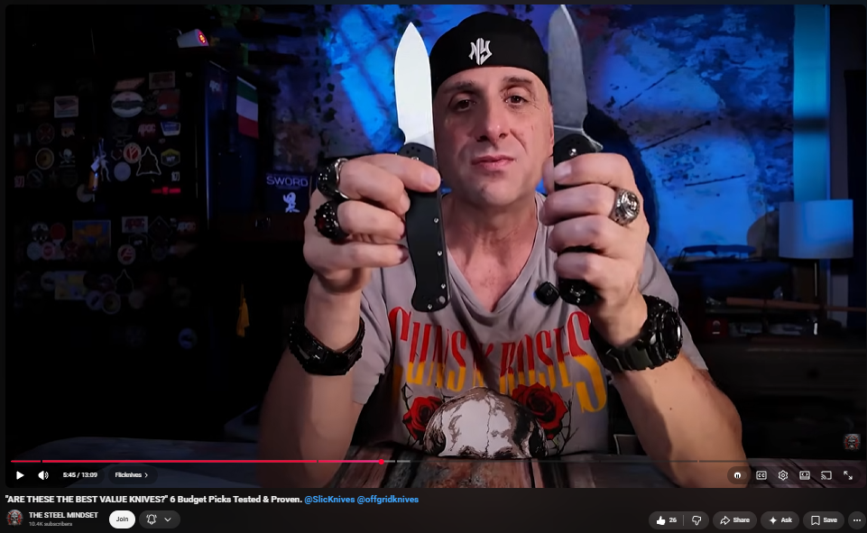Honored to be on The Steel Mindset’s Budget Blades List