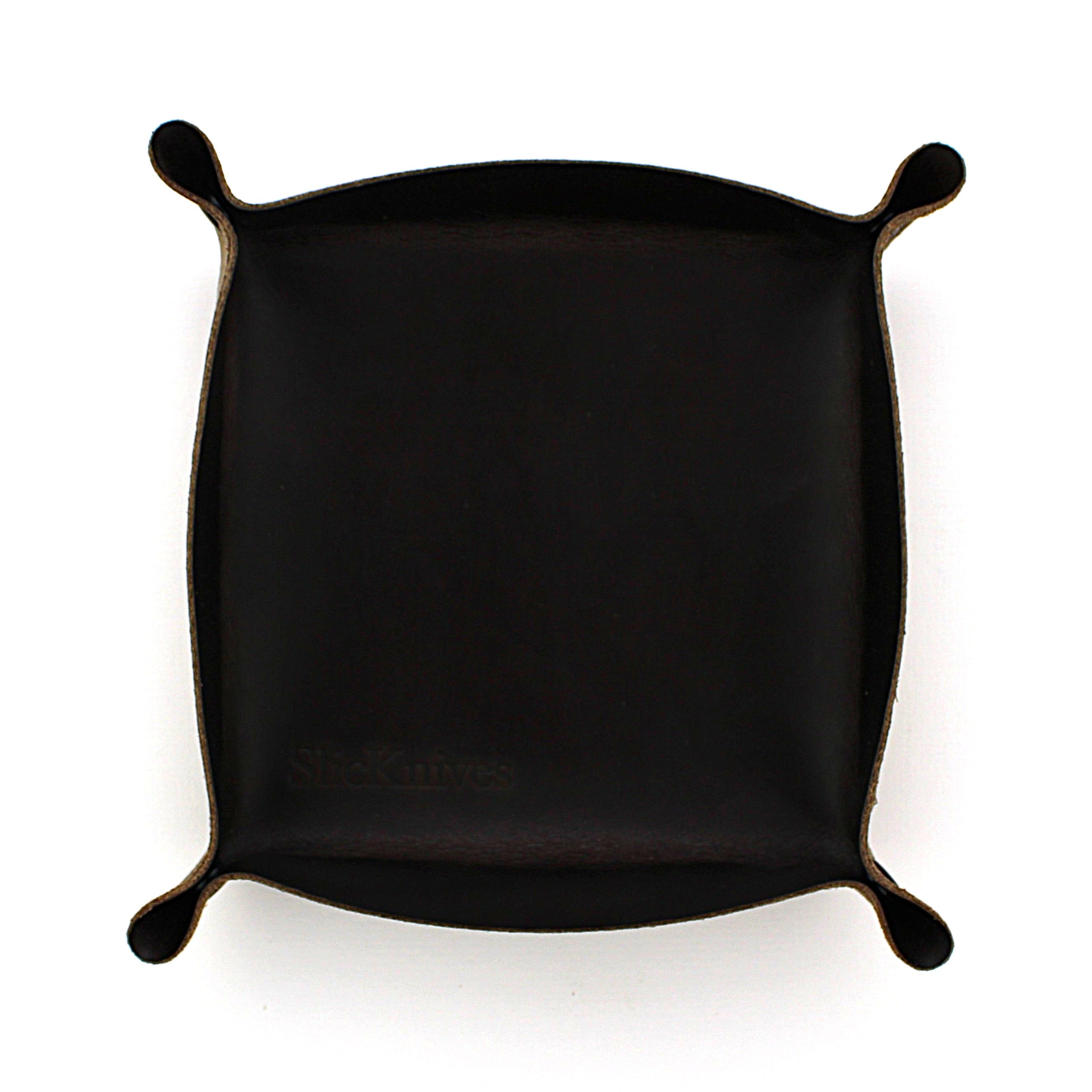 Valet Tray - Brown Leather - Made in USA – SlicKnives