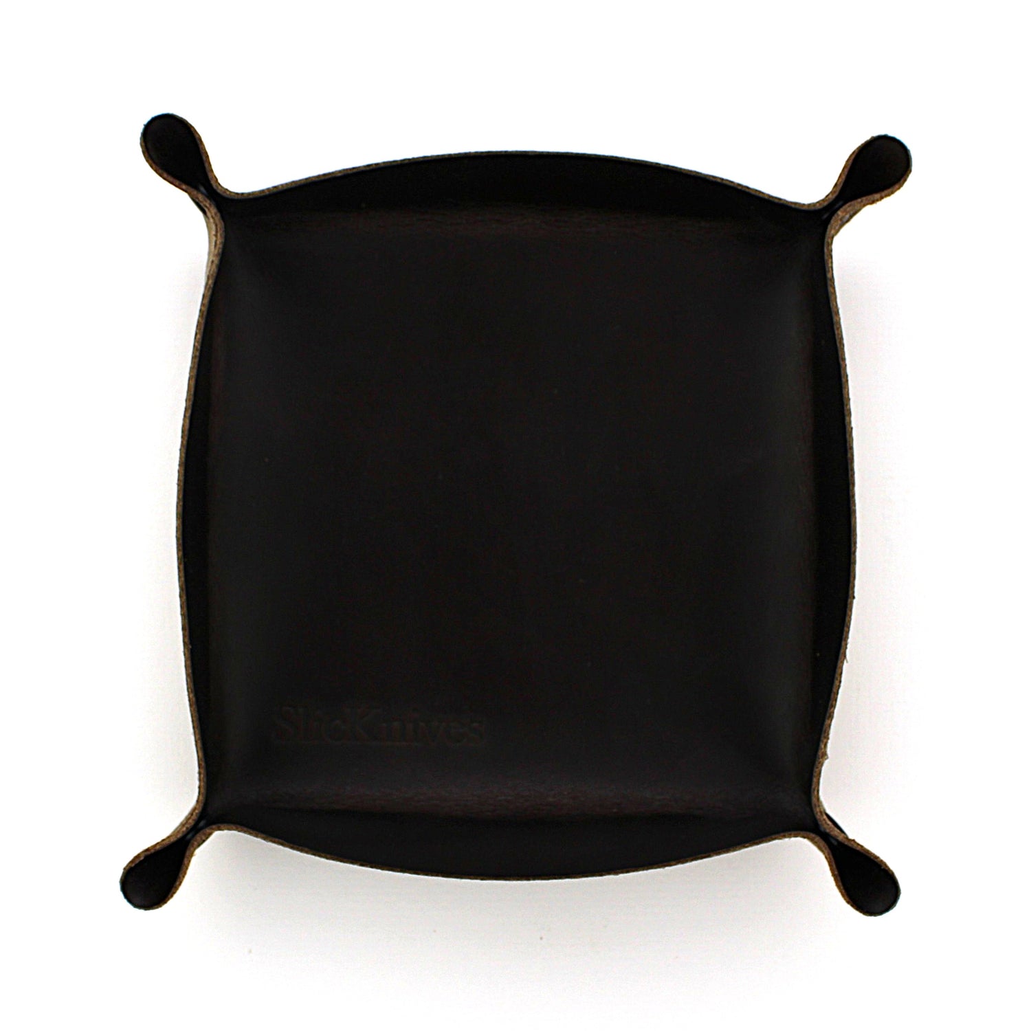 Valet Tray - Brown Leather - Made in USA