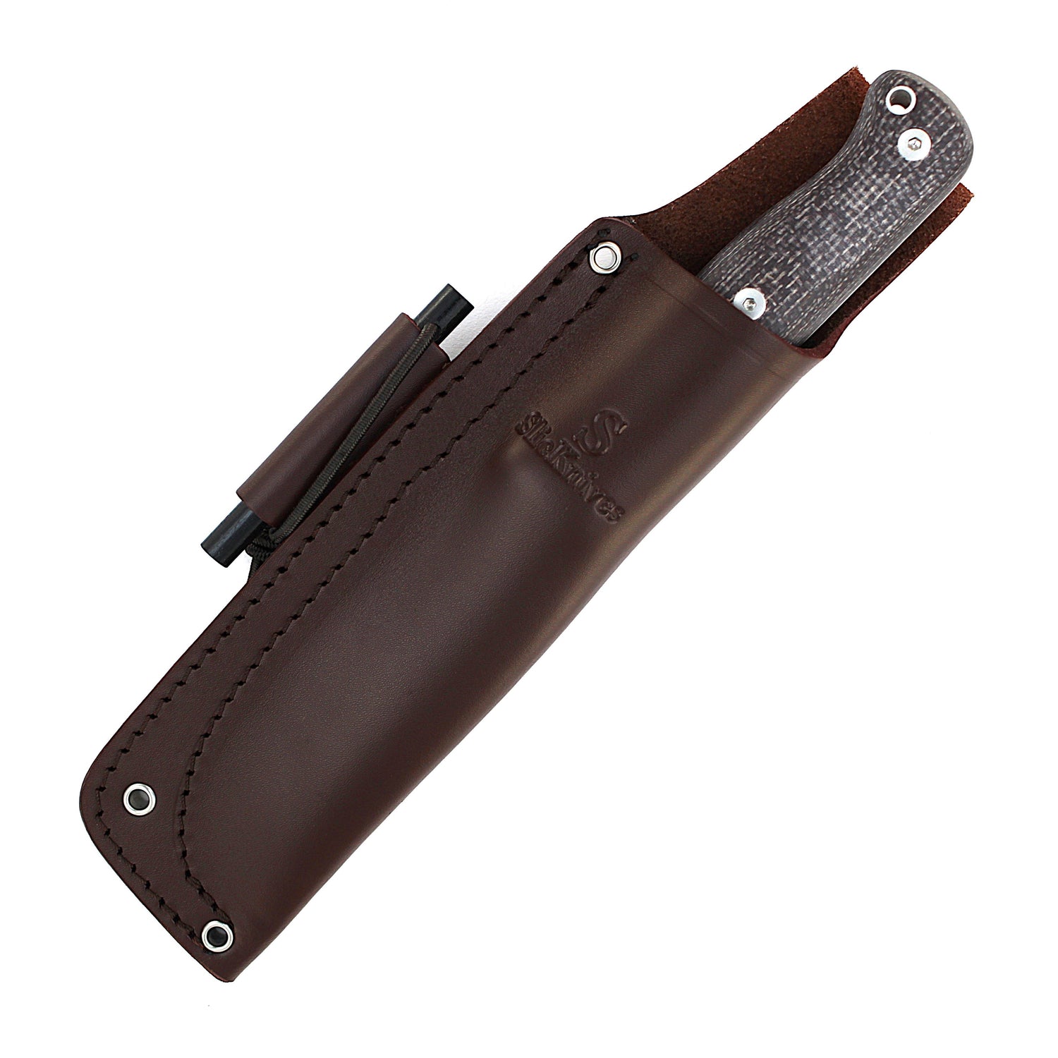 SlicKnives ClipPoint 4.5 - Brown - Skinning & Hunting Knife