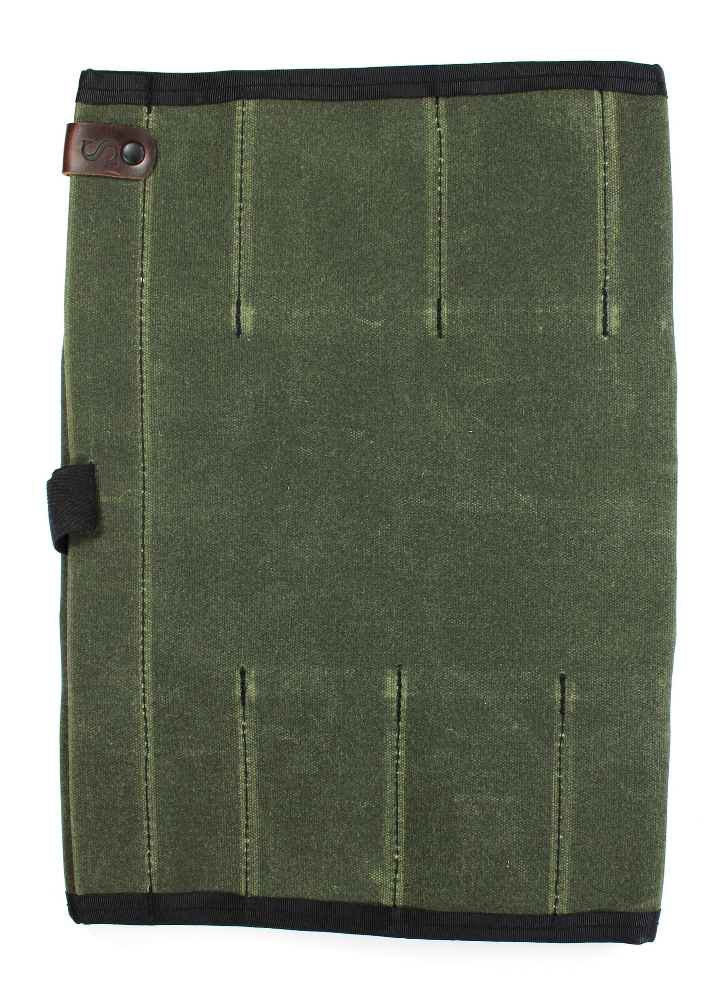 EDC Folder Roll - OD Green Waxed Cotton Canvas - Made in USA