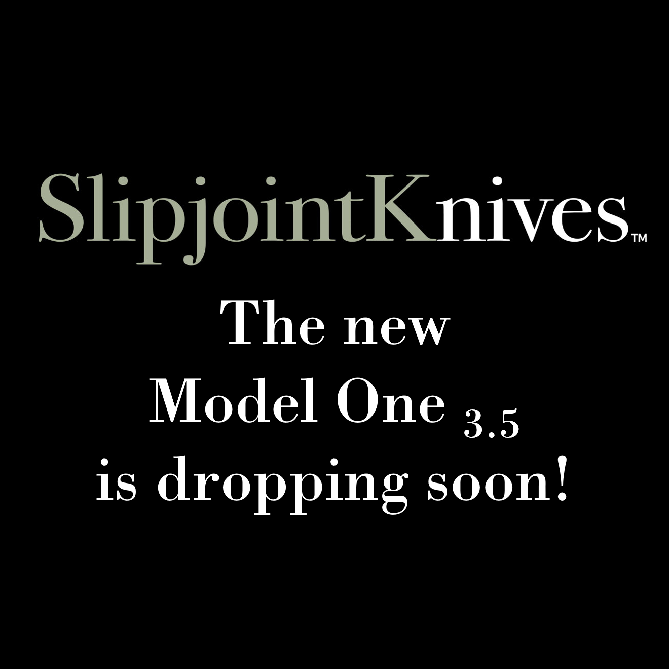 SlipjointKnives Model One 3.5