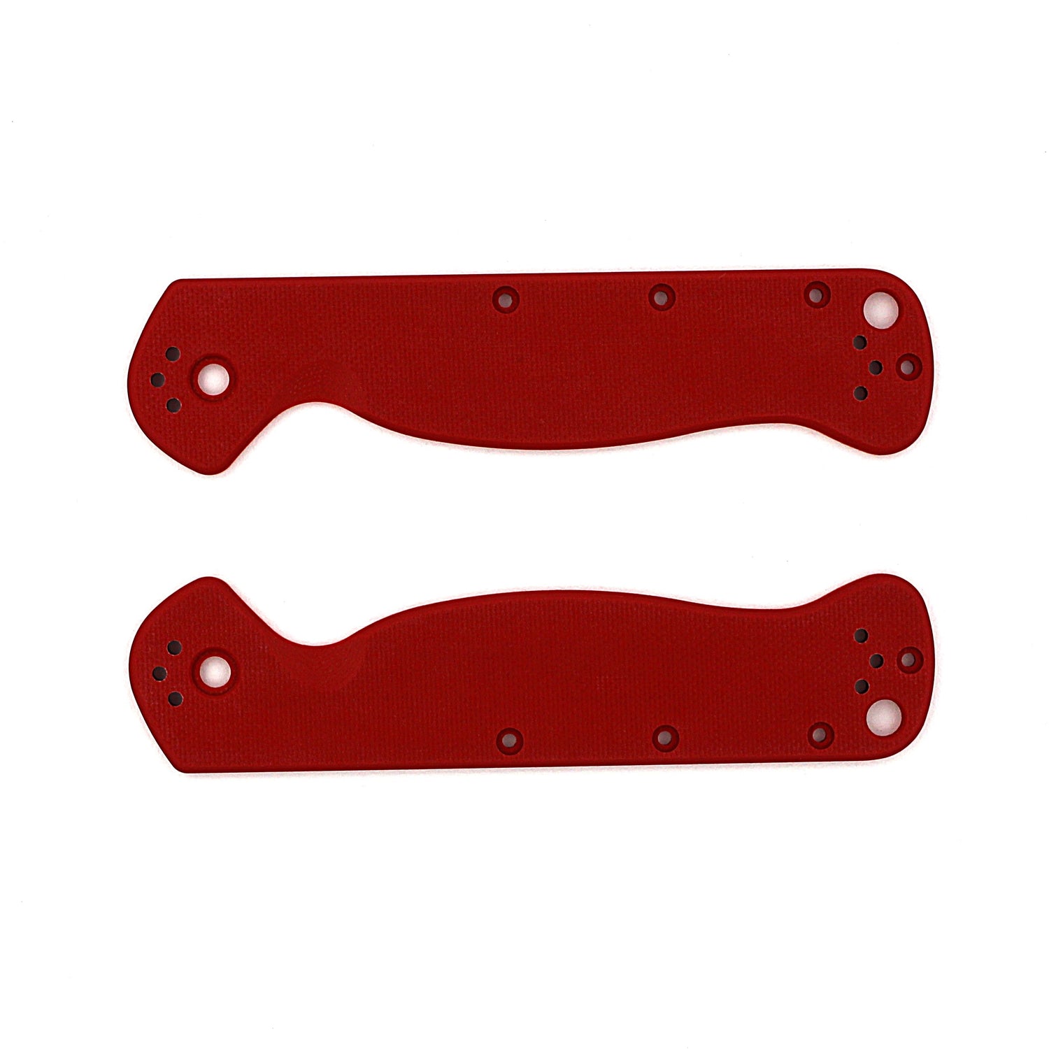 SlipjointKnives Scales 3.5 - Red G10 Scales Only - Fits all SlipjointKnives 3.5 Models